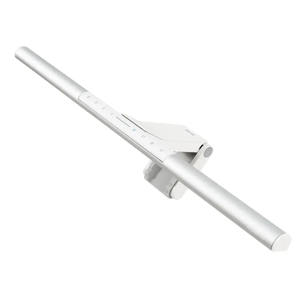 Лампа за монитор BenQ ScreenBar Pro CLIP, алуминиева, щипка, 450 x 90 x 92 мм, Silver - 9H.W4KWT.ES4 - 1