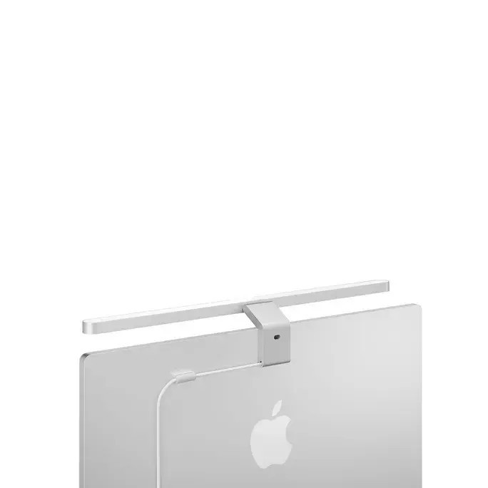 Лампа за монитор BenQ ScreenBar CLIP iScreenBar, алуминиева, щипка, 500x65x78mm, Silver - 9H.W4WWT.WS1 - 3