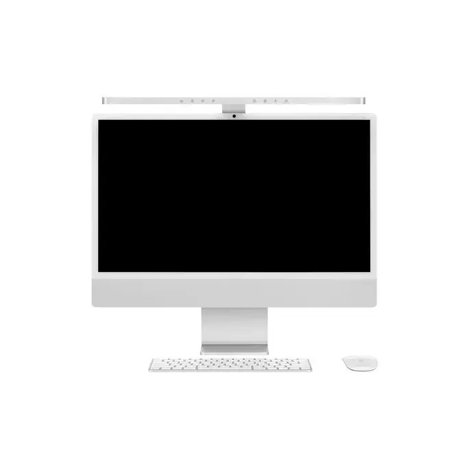 Лампа за монитор BenQ ScreenBar CLIP iScreenBar, алуминиева, щипка, 500x65x78mm, Silver - 9H.W4WWT.WS1 - 5