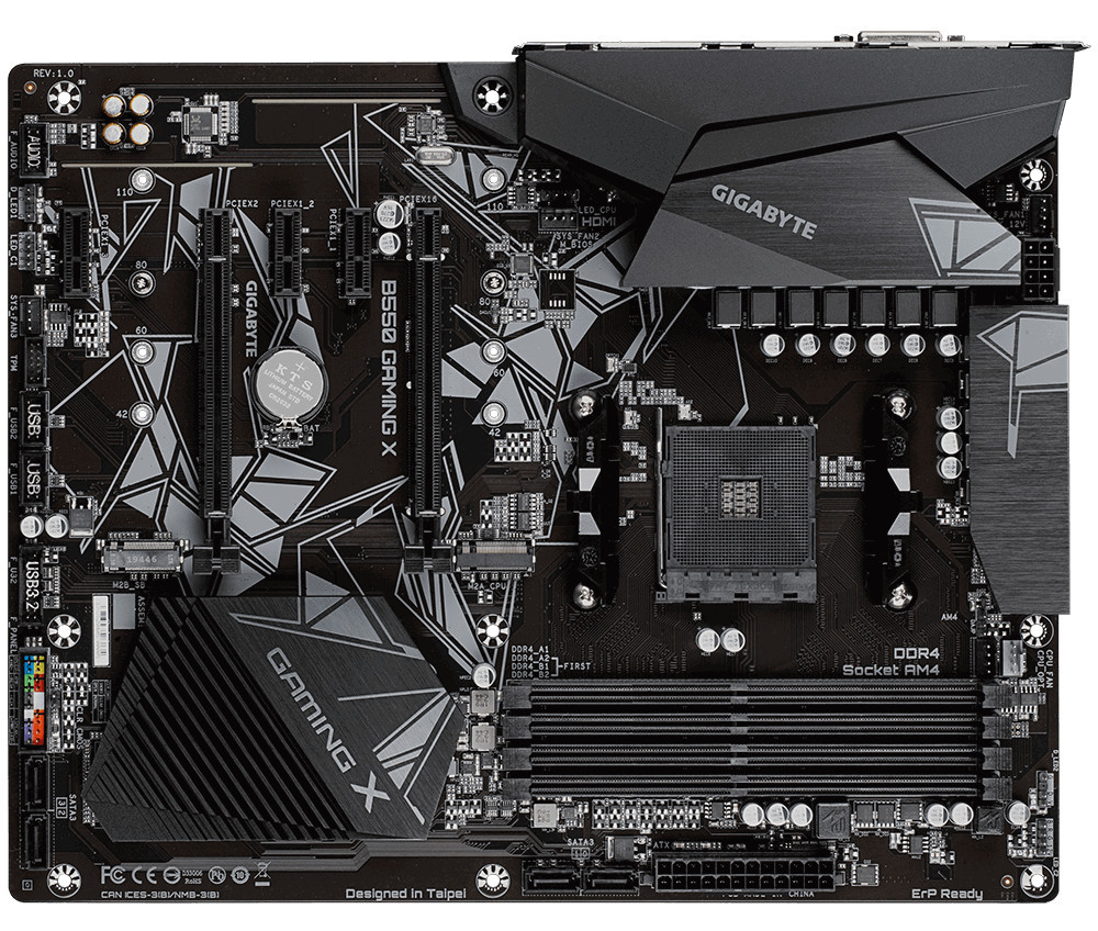 Дънна платка Gigabyte B550 GAMING X - 2