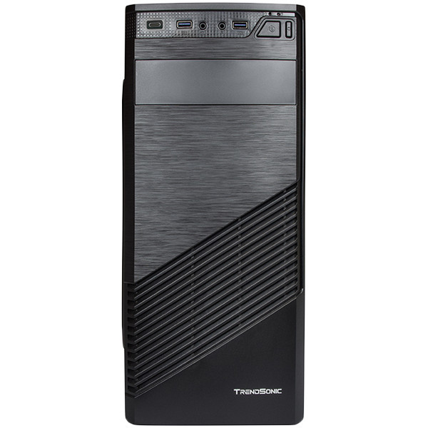 Кутия за компютър Trendsonic FC-F61A, ATX, Type C, PSU 550W 12 cm, Black - FC-F61A-USB-C - 2