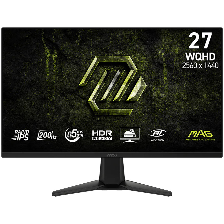 Монитор MSI MAG 275F E20, 27" Full HD Rapid IPS 200Hz 0.5ms, 16:9, HDR Ready, FreeSync Premium, DisplayPort, 2x HDMI - 1