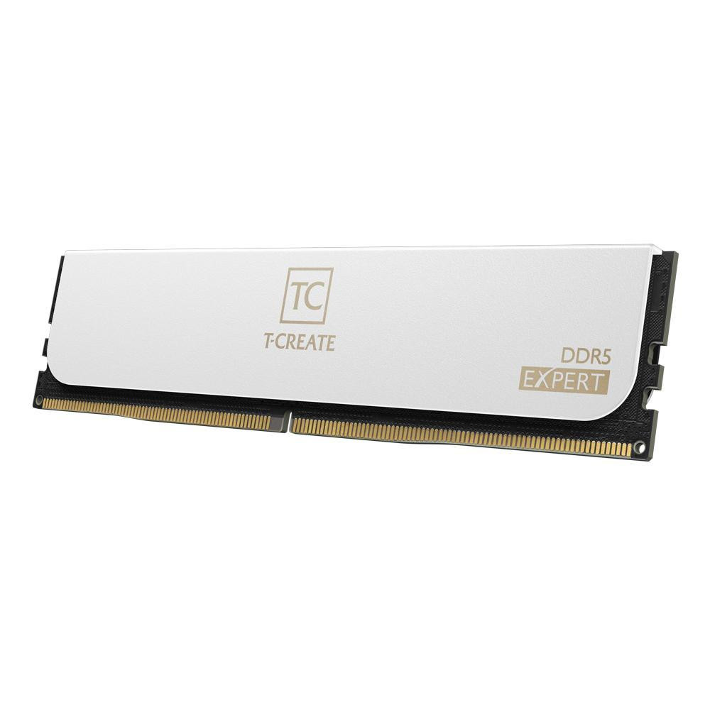 RAM памет Team Group T-Create Expert White, 32GB (2x16GB) DDR5 6000MHz CL38 - CTCWD532G6000HC38ADC01 - 2