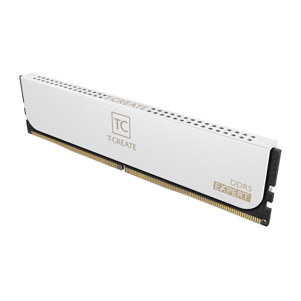 RAM памет Team Group T-Create Expert White, 32GB (2x16GB) DDR5 6000MHz CL38 - CTCWD532G6000HC38ADC01 - 4
