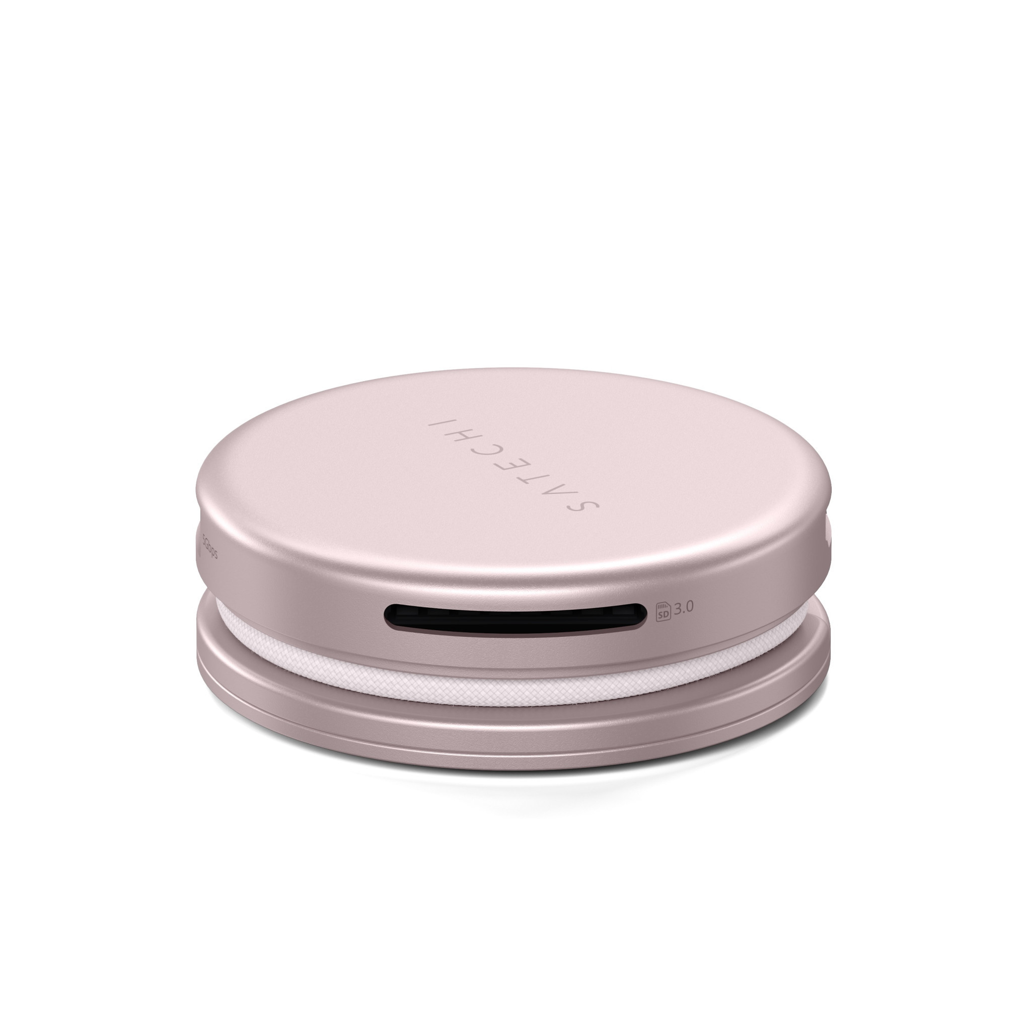 Докинг станция Satechi OntheGo 5-in-1, 1x HDMI 4K 60Hz, 1x USB-C 5Gbps, 1x USB-A 3.0 5Gbps, 1x USB-C PD 60W, четец за SD карти, Blush - ST-POTG5P - 14
