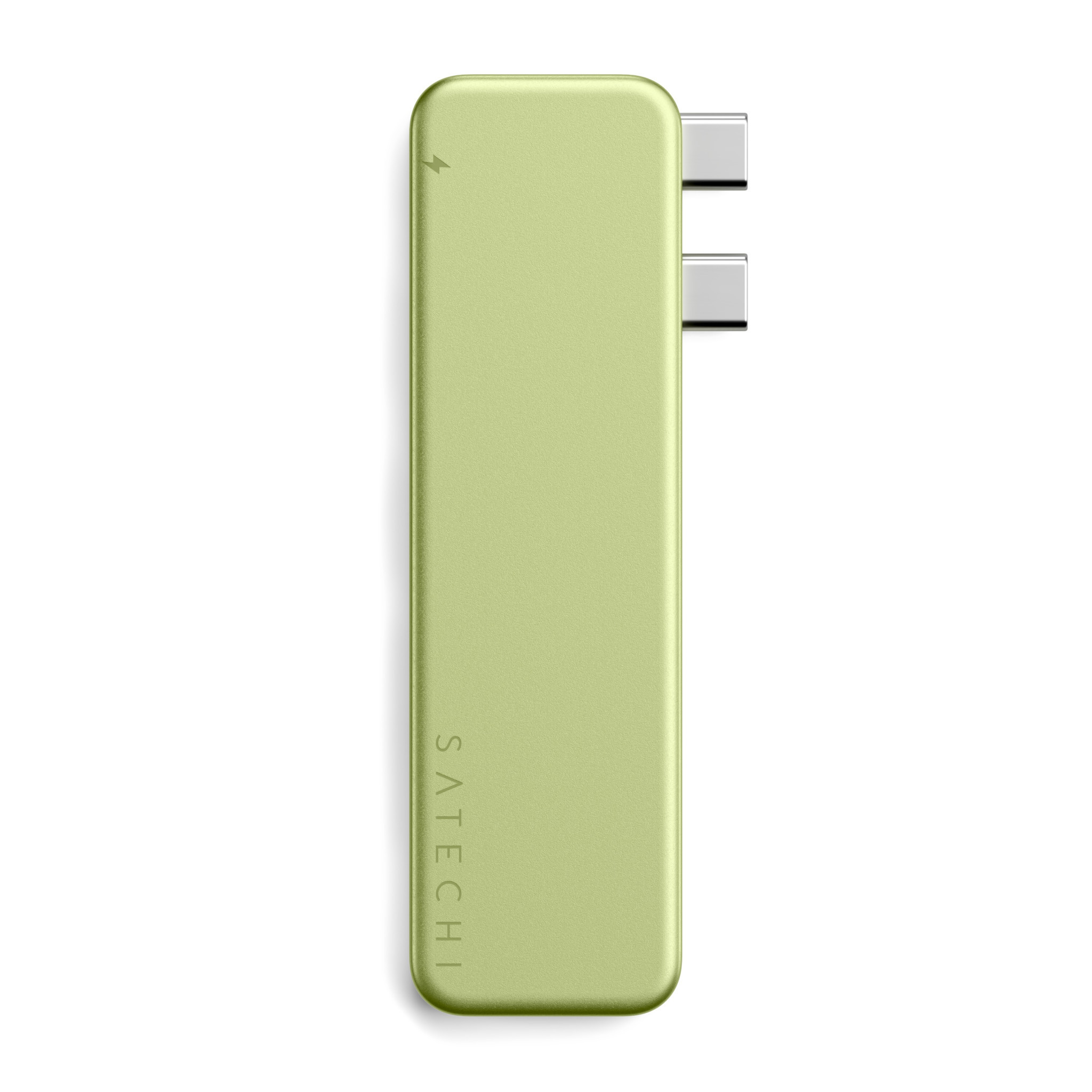 Докинг станция Satechi USB-C Snap Hub, 1x HDMI 4K 60Hz, 1x USB-C 5 Gbps, 1x USB-A 3.0 5 Gbps, 1x USB-C PD, 1x microSD, 1x SD, Citrus - ST-HUSNY - 9