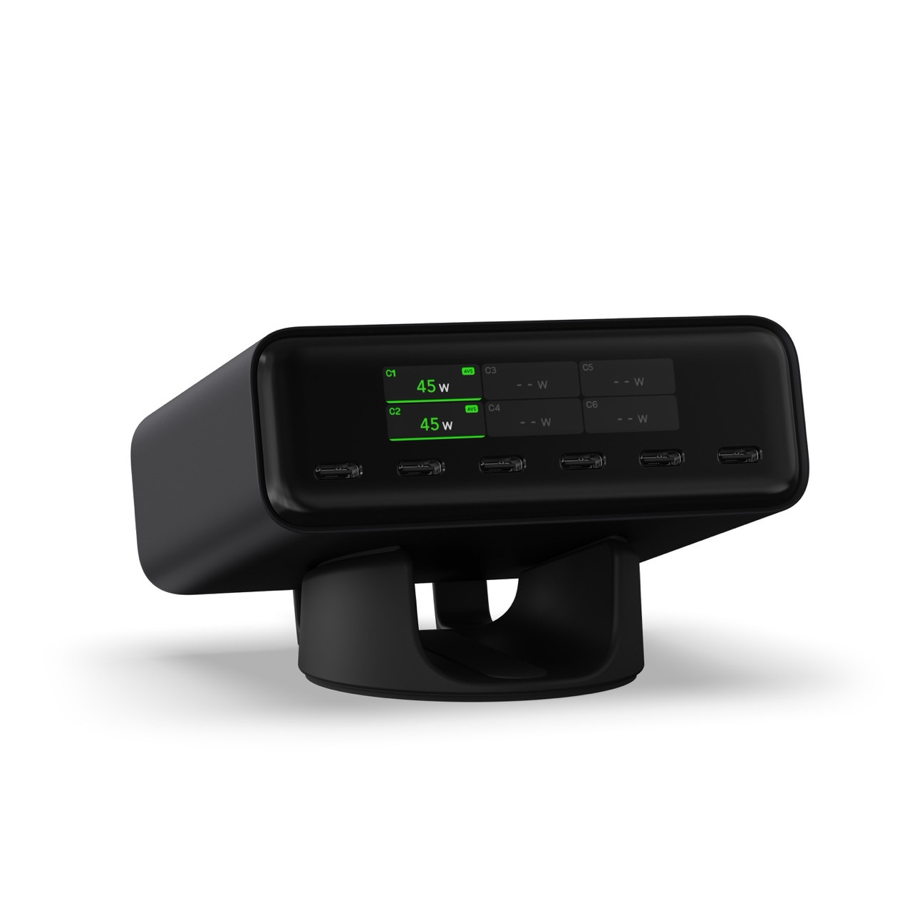 Зарядно устройство Satechi ChargeView, 240W, 6x USB-C, Space Black - ST-C6CV240C-EU - 8