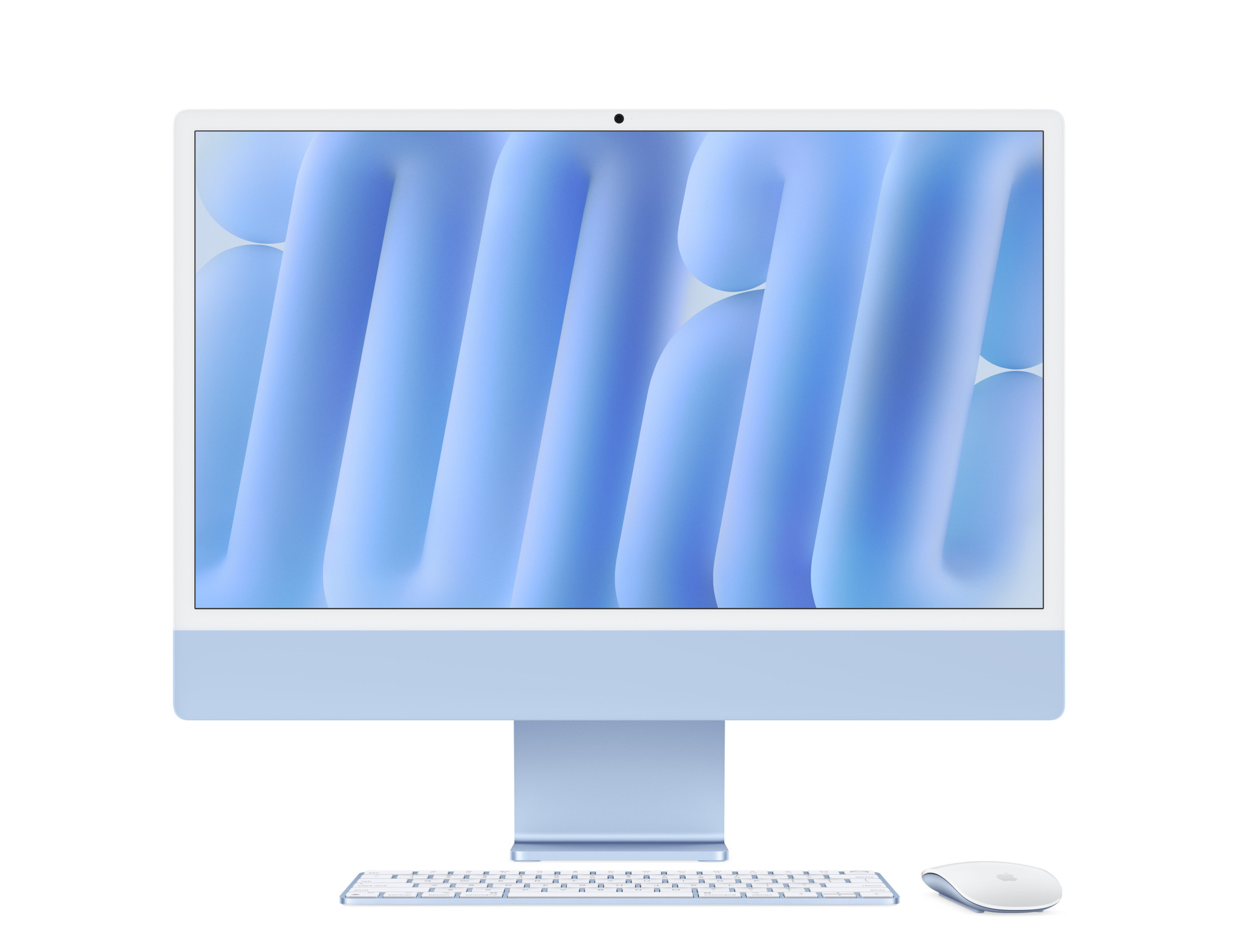Компютър Apple iMac 24, 24" 4.5K Retina, Apple M1 8-core CPU, 8-core GPU, 16GB, 256GB SSD, macOS Big Sur - MWV13ZE/A - 3