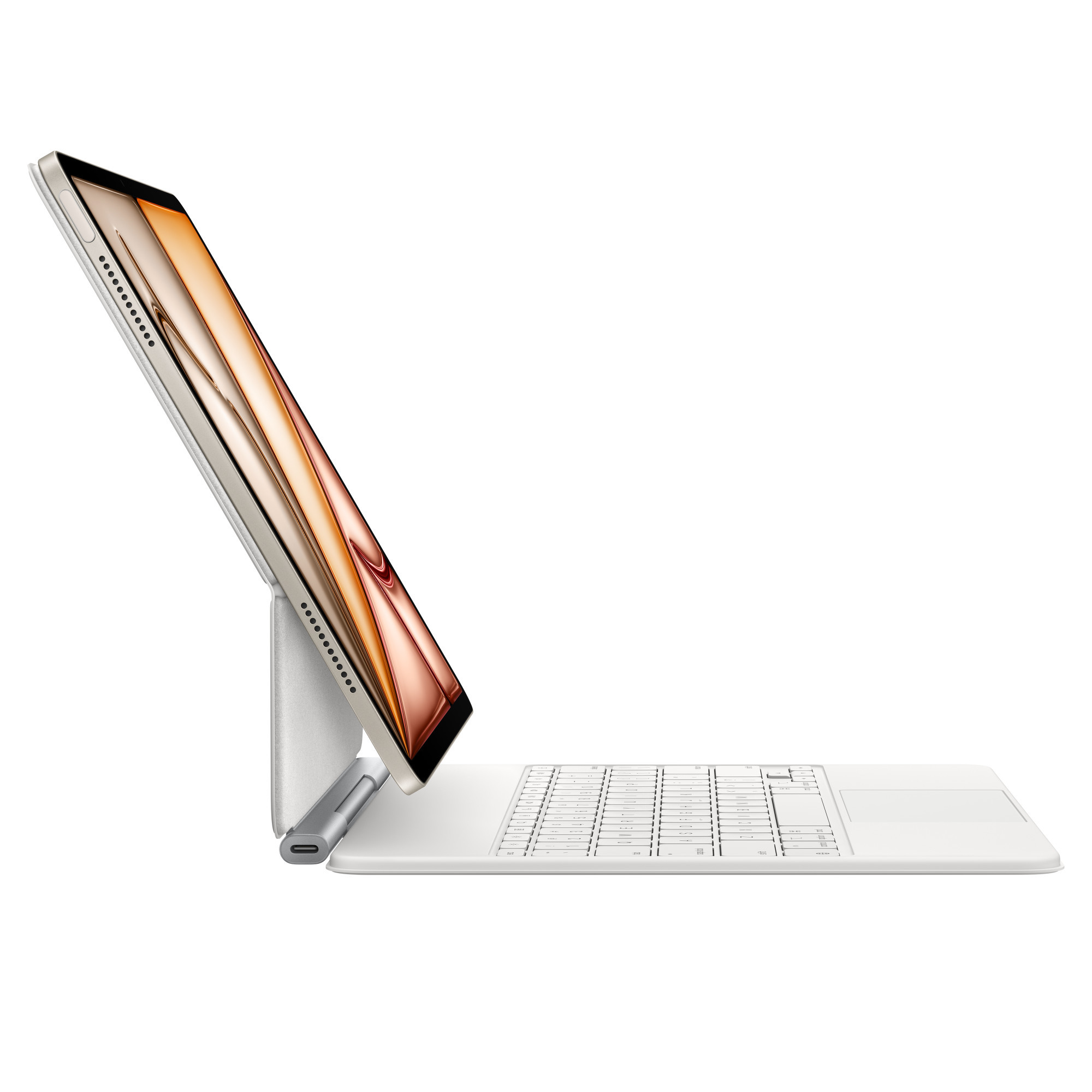Клавиатура Apple Magic Keyboard за iPad Air 13" (M4/M3), US English, бяла - mdfw4lb/a - 5