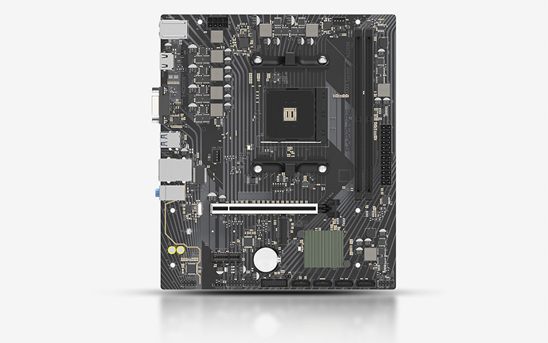 Дънна платка SAPPHIRE A520M-E, AMD A520, Socket AM4, 2x DDR4 до 64GB, 1x M.2, 4x SATA, Micro-ATX - 52119-04-40G - 2