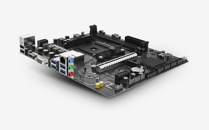 Дънна платка SAPPHIRE A520M-E, AMD A520, Socket AM4, 2x DDR4 до 64GB, 1x M.2, 4x SATA, Micro-ATX - 52119-04-40G - 4