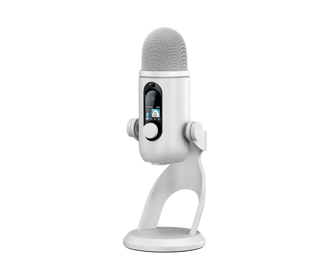 Геймърски микрофон Logitech Yeti 2, USB, бял - 988-000592 - 1