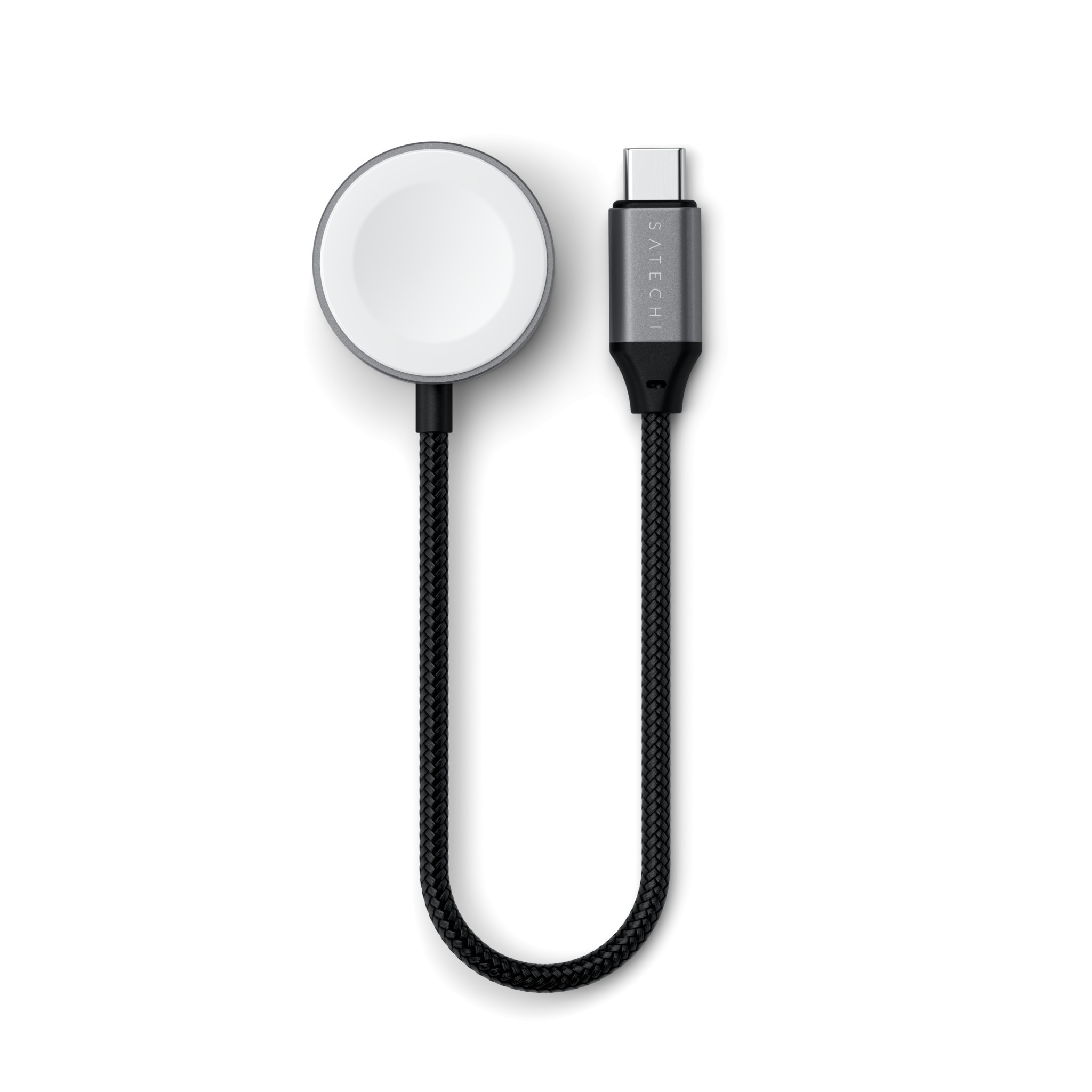 Магнитен USB-C кабел за бързо зареждане Satechi за Apple Watch, Space Gray - ST-QCAWM - 5