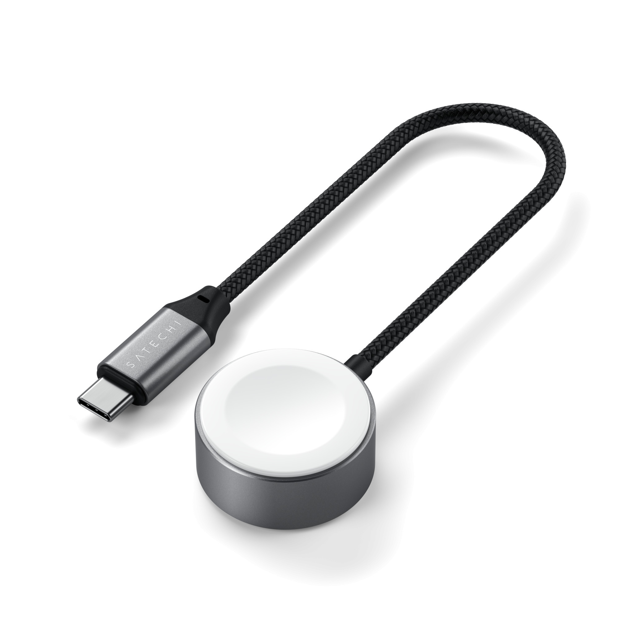 Магнитен USB-C кабел за бързо зареждане Satechi за Apple Watch, Space Gray - ST-QCAWM - 7