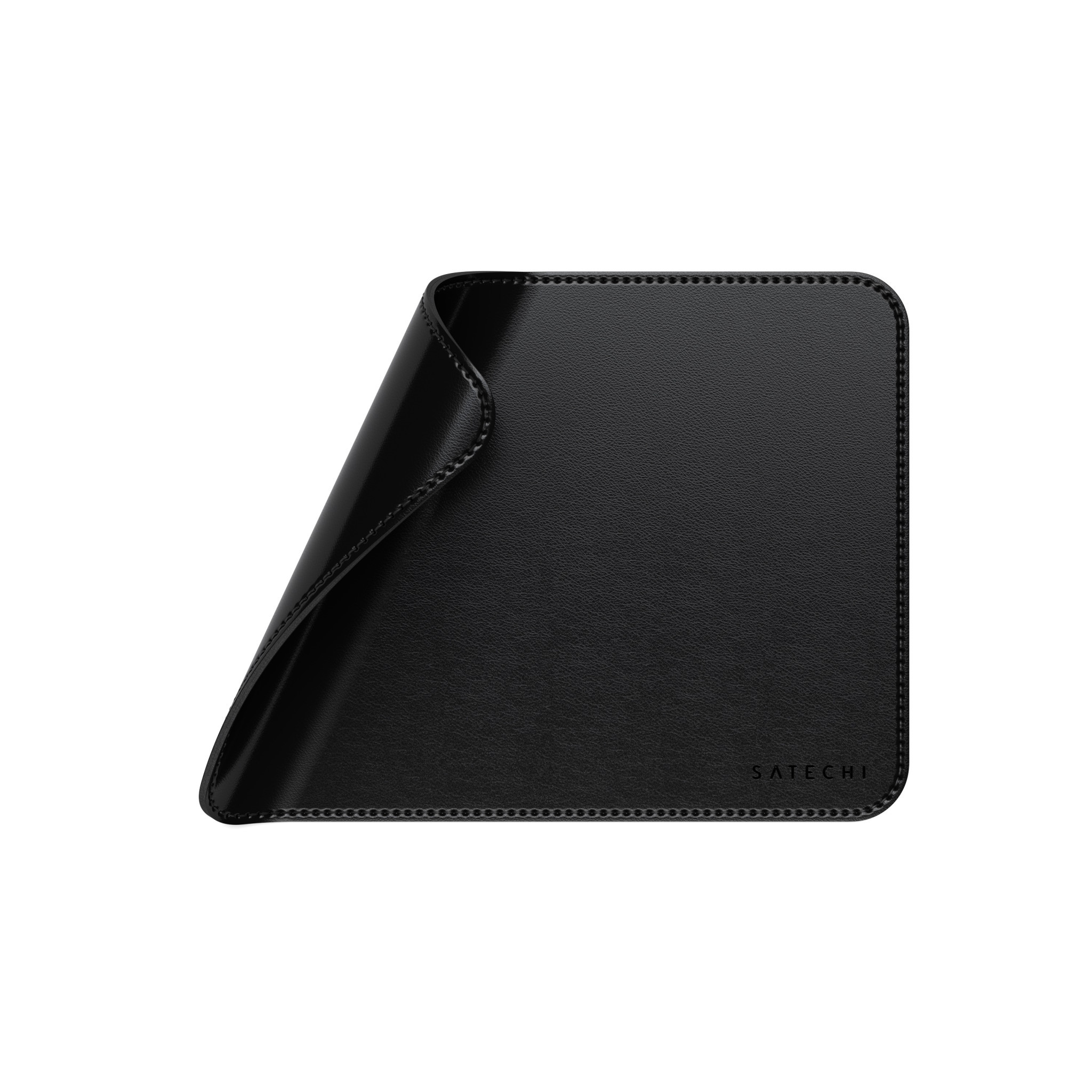 Подложка за мишка Satechi Vegan-Leather Premium, изкуствена кожа, черна - ST-LMPK - 5