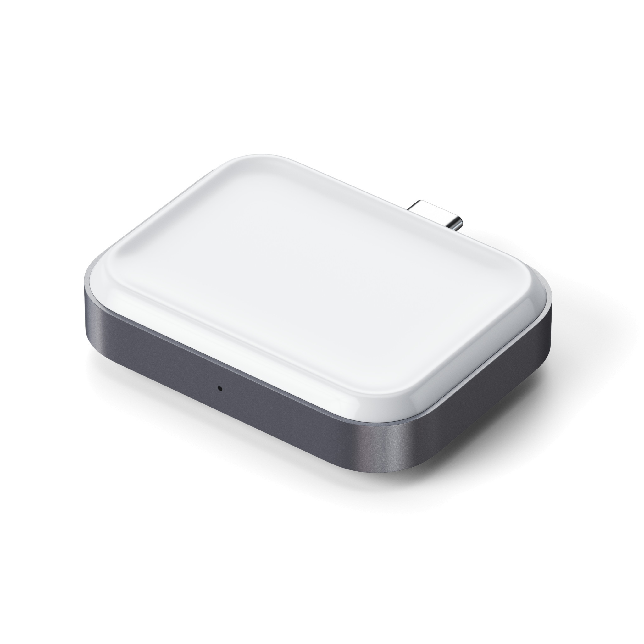 Безжично зарядно Satechi USB-C 2 в 1 за Apple Watch и AirPods, сребрист - ST-UC2WCDM - 8