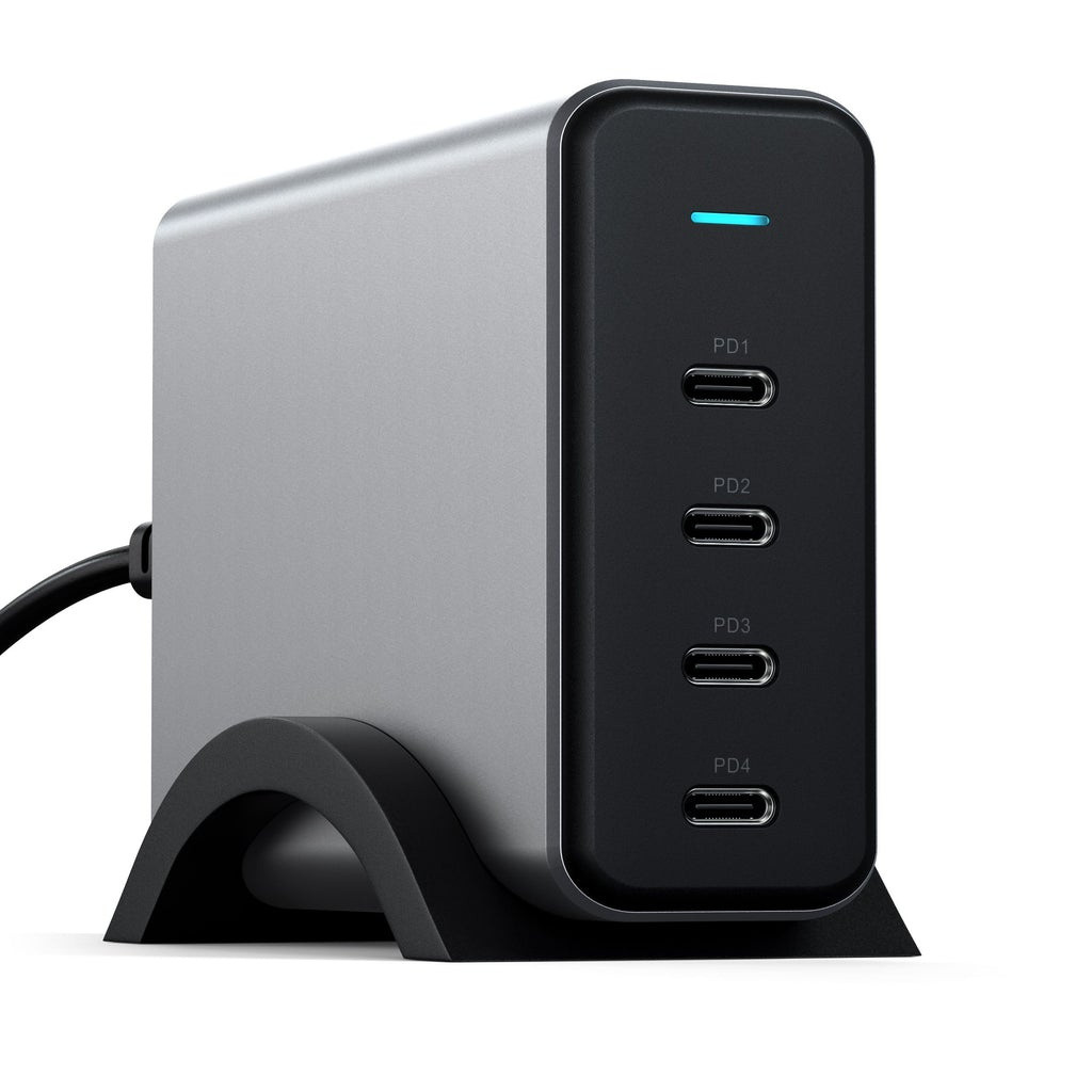 Зарядно устройство Satechi 165W GaN, 4x USB-C PD до 100W - ST-UC165GM-EU - 2