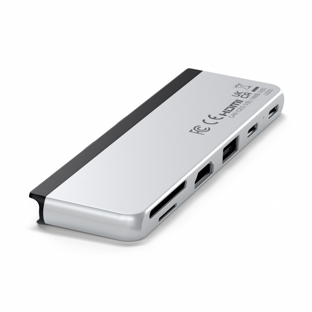Хъб Satechi Dual USB-C за Surface Pro 9, 1x USB4 100W PD, 1x HDMI 2.0 4K/60Hz, 2x USB-C 3.2 Gen 2, 1x USB-A 3.2 Gen 2, SD/microSD - ST-HSP9P - 6