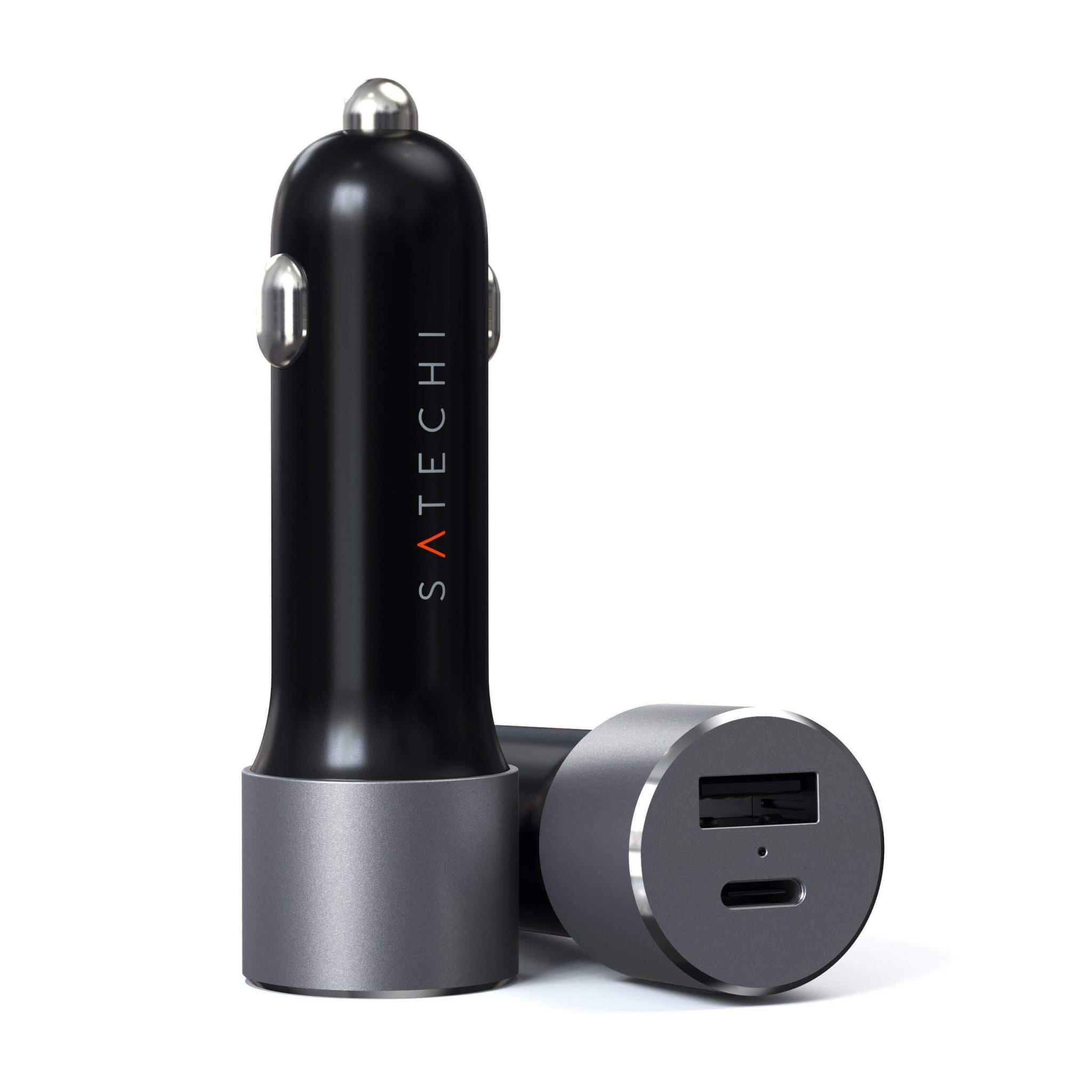 Зарядно за автомобил Satechi, 72W USB-C PD, Space Grey - ST-TCPDCCM - 3