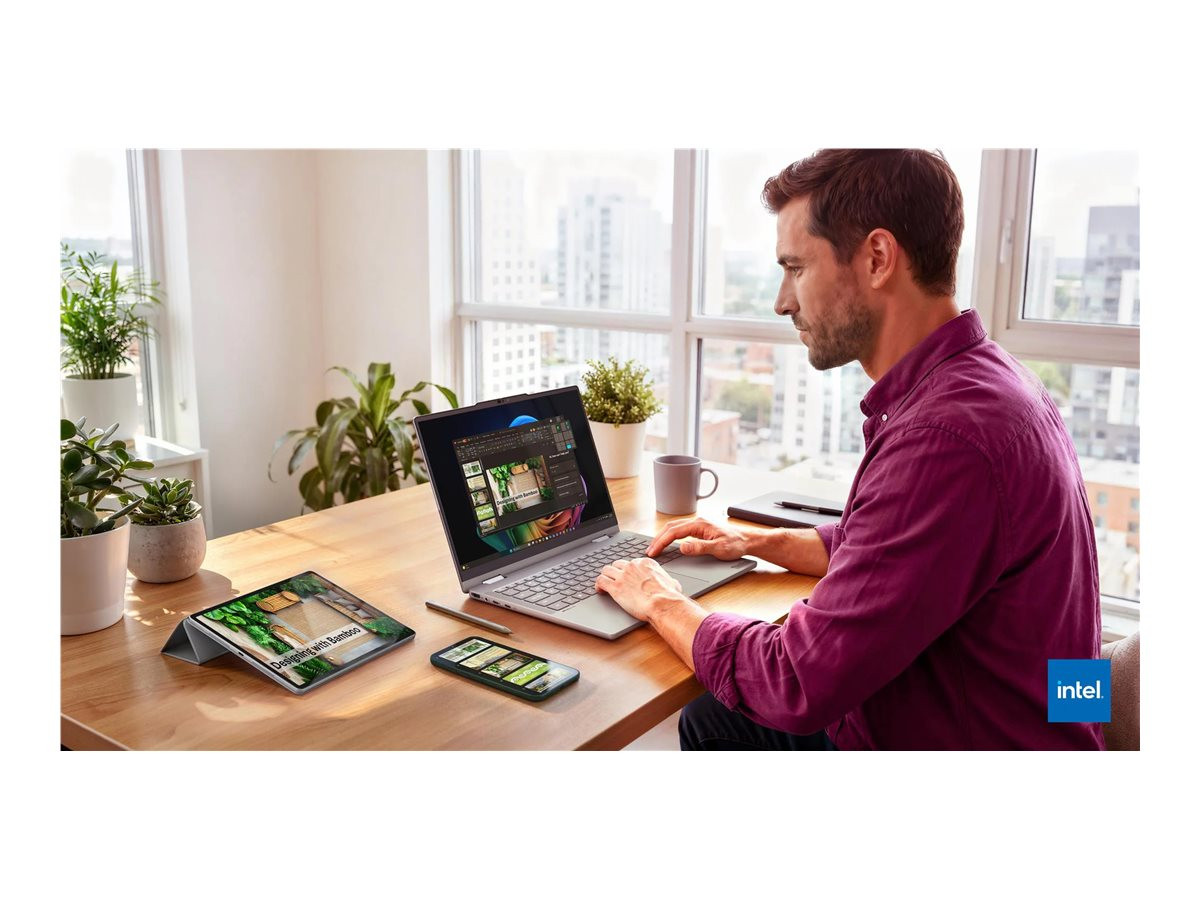 Лаптоп Lenovo ThinkBook 14 2-in1 G6 IPL, 14" WUXGA touch, Intel Core Ultra 7 355, 32GB RAM, 1TB SSD - 22AR002HBM - 15