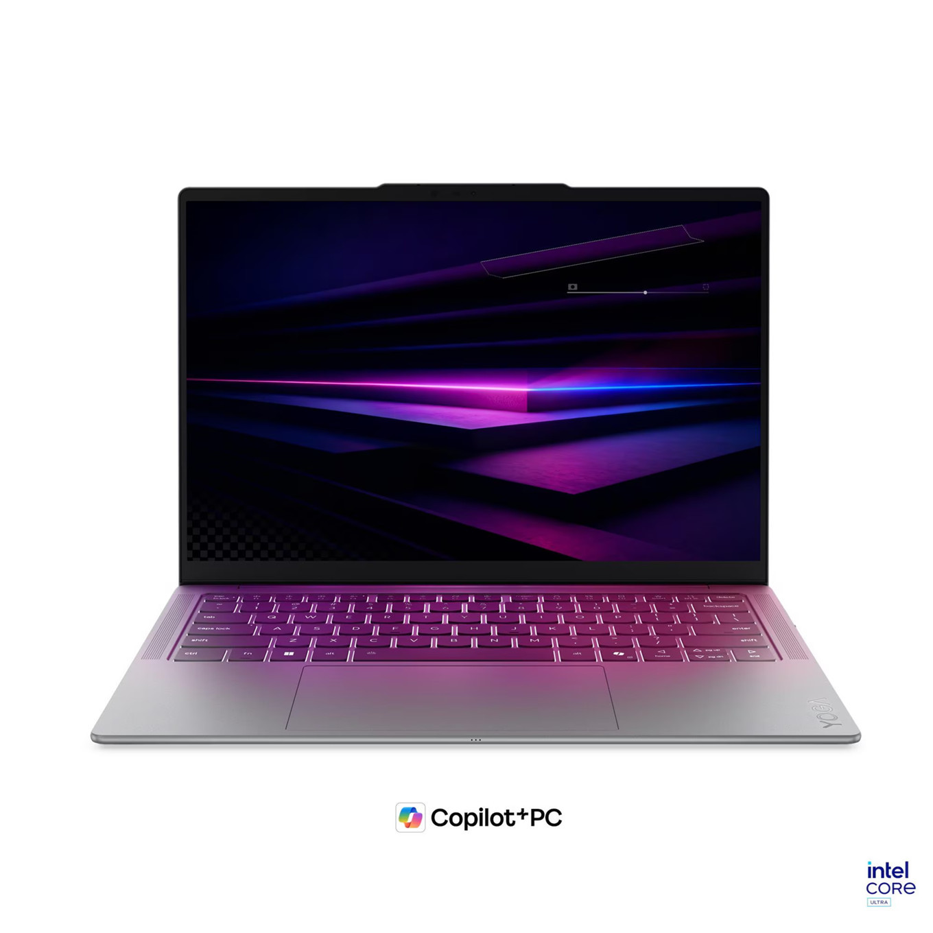 Лаптоп Lenovo Yoga Slim 7 14IPH11, 14" 2.8K OLED 120Hz, Intel Core Ultra 7 355, 32GB LPDDR5X, 1TB SSD - 83QM001GBM - 1