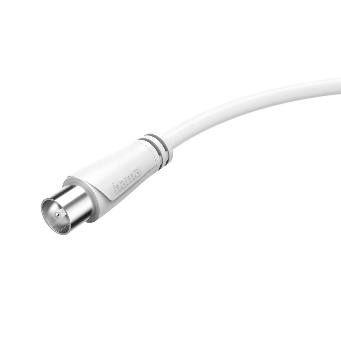 Коаксиален антенен кабел HAMA, 3 м, RF мъжко - RF женско, 75 Ω, двойно екраниран, 90 dB - HAMA-205046 - 5