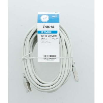 Мрежов кабел HAMA, Cat 5e FTP/UTP, RJ-45 - RJ-45, 20 м, екраниран, сив - HAMA-200920 - 3