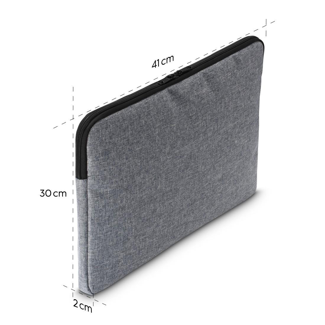 Калъф за лаптоп HAMA Genua, до 17.3", полиестер, цип, сив - HAMA-231040 - 3
