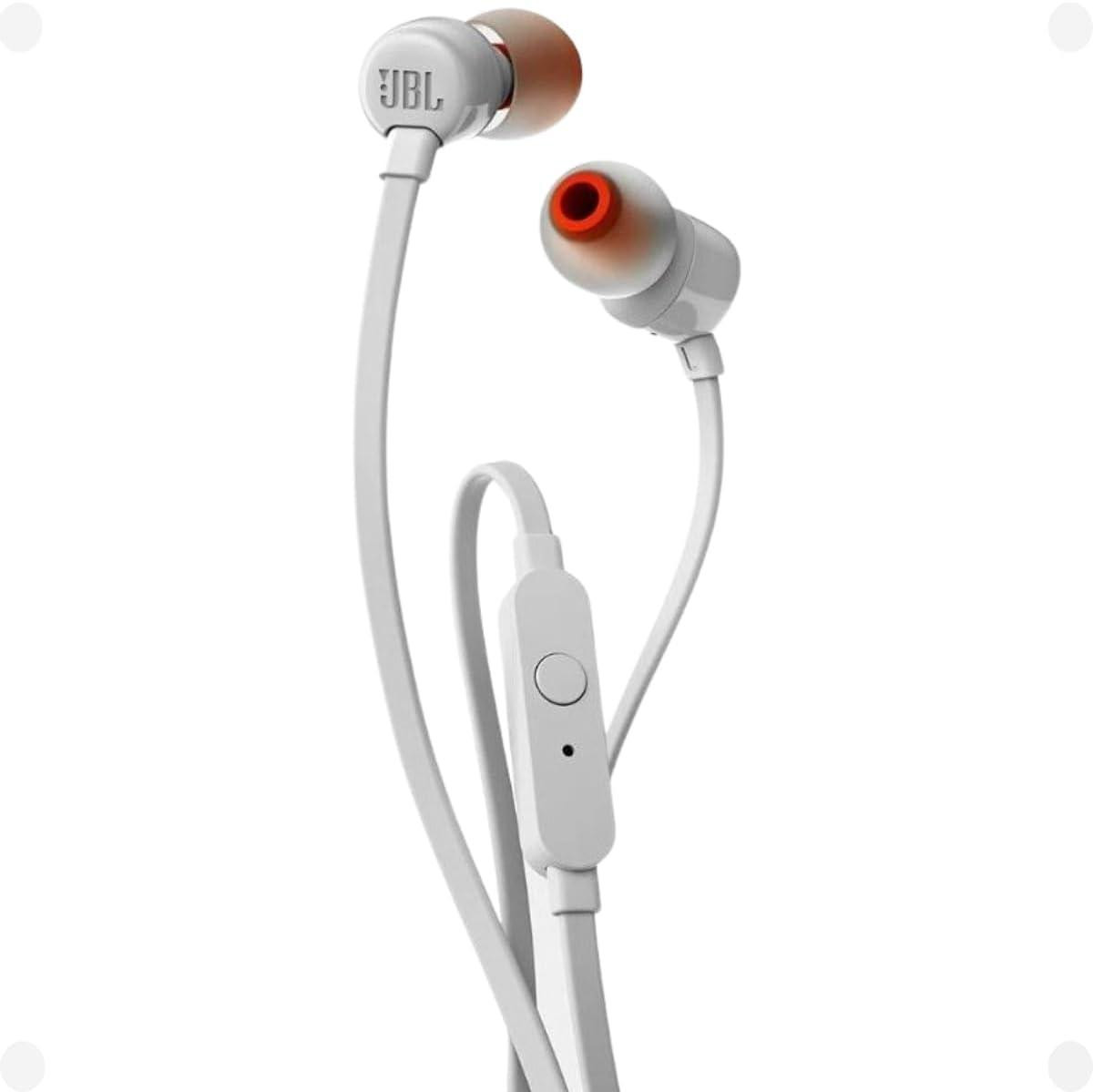 Слушалки JBL TUNE 110, In-ear, Audio Jack, 16Ω, 1.1 м кабел, 9 mm говорители, 20 Hz - 20 kHz, с микрофон, Бели - JBL-TUNE-110-WHT - 3
