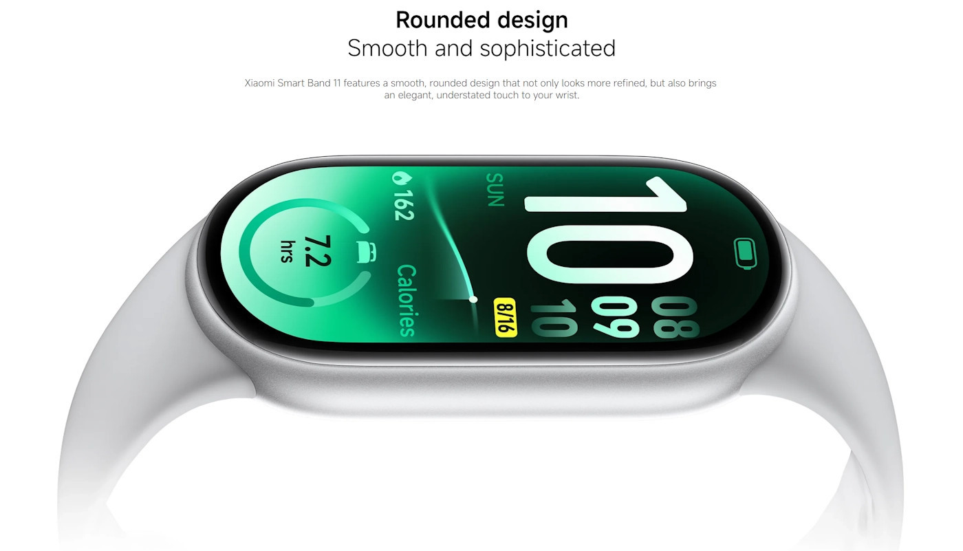 Смарт гривна Xiaomi Smart Band 11 Midnight Black - BHR09KGGL - 6