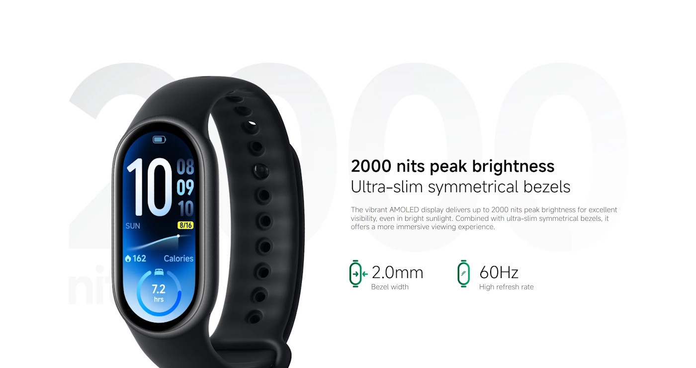 Смарт гривна Xiaomi Smart Band 11 Midnight Black - BHR09KGGL - 9