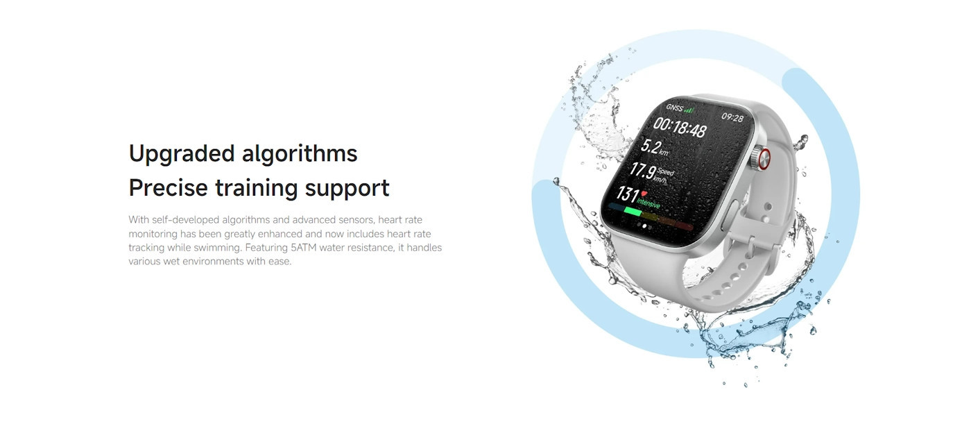Смарт часовник Xiaomi REDMI Watch 6 NFC, Obsidian Black - BHR0956GL - 26