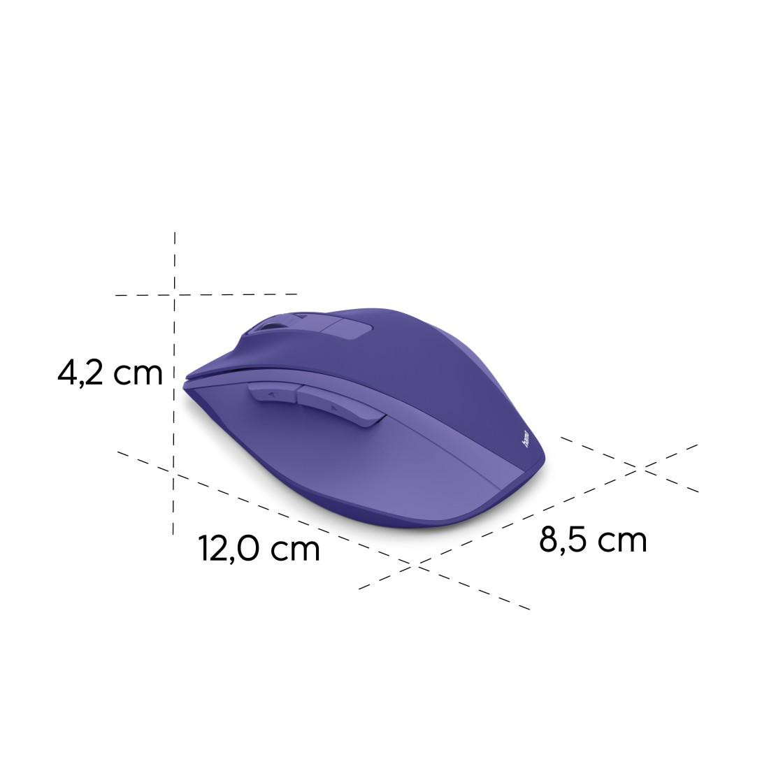 Безжична мишка HAMA WM-500 Recharge, оптична, 6 бутона, 800/1200/1600 DPI, безшумна - HAMA-173083 - 4