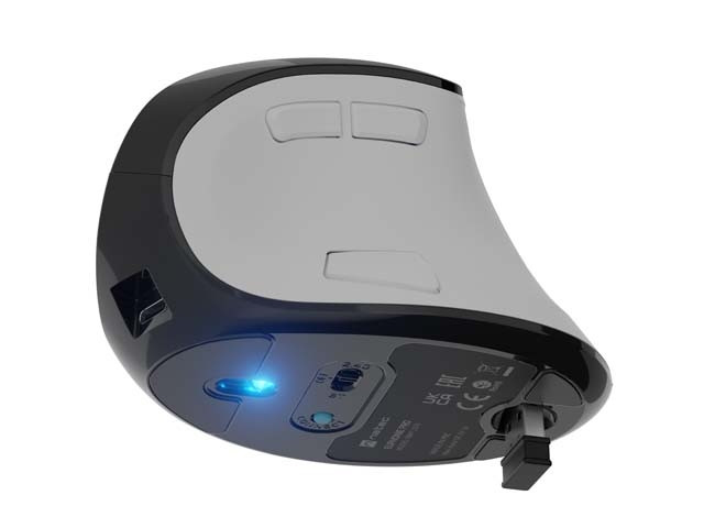 Вертикална мишка Natec Euphonie Vertical Mouse PRO, безжична, Bluetooth 5.0, 4000DPI, 5 програмируеми бутона - NMY-2378 - 8