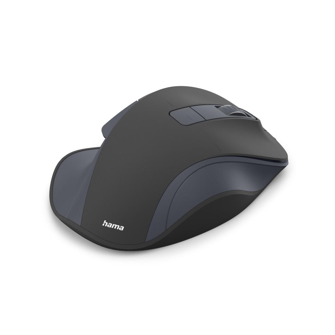 Мишка HAMA WM-500 Recharge, безжична, оптична, 6 бутона, 800/1200/1600 DPI, безшумна - HAMA-173081 - 5