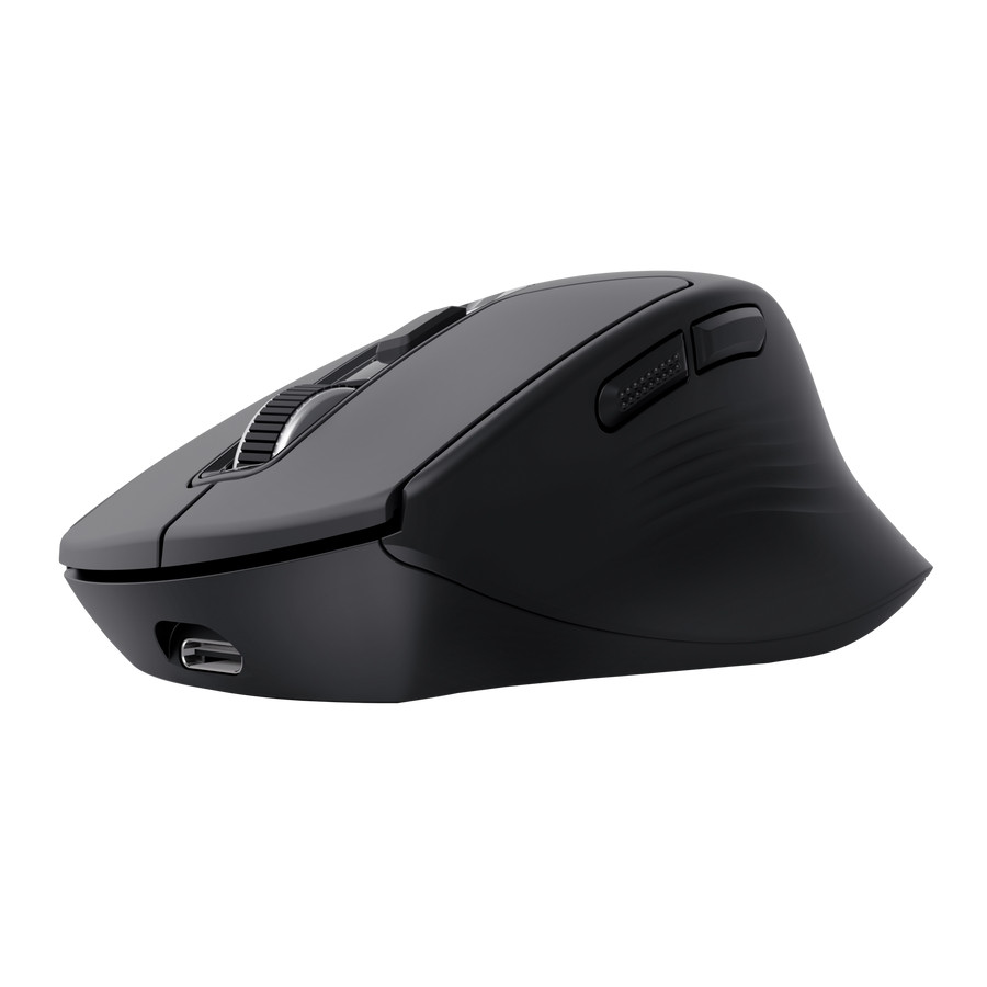 Мишка TRUST Niven Comfort, безжична, Wireless/Bluetooth, 800-3200 DPI, 7 бутона, черна - 26021 - 2