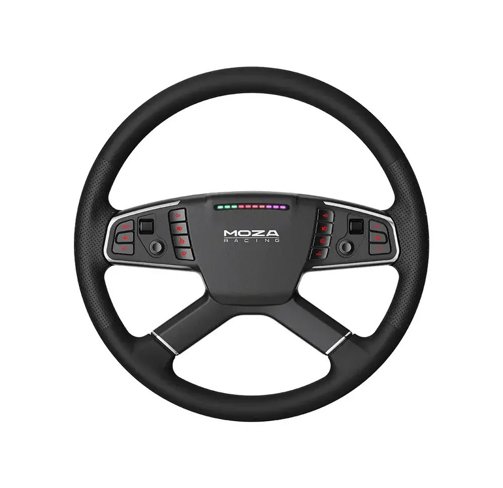 Геймърски волан MOZA RACING R5 Pro Truck Driving Simulator Bundle, TSW Truck Wheel, основа R5, PC - RS112 - 13