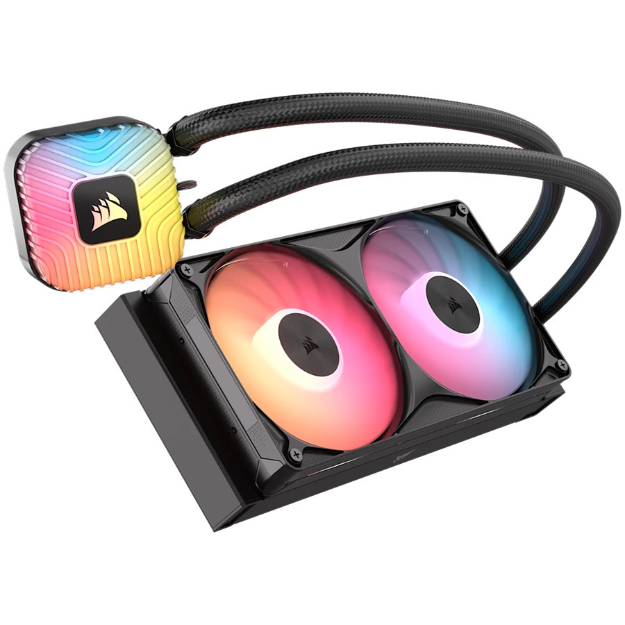 Водно охлаждане за процесор CORSAIR Nautilus II 240 RS ARGB, 240mm, 2x120mm, Intel/AMD - CW-9061047-WW - 1