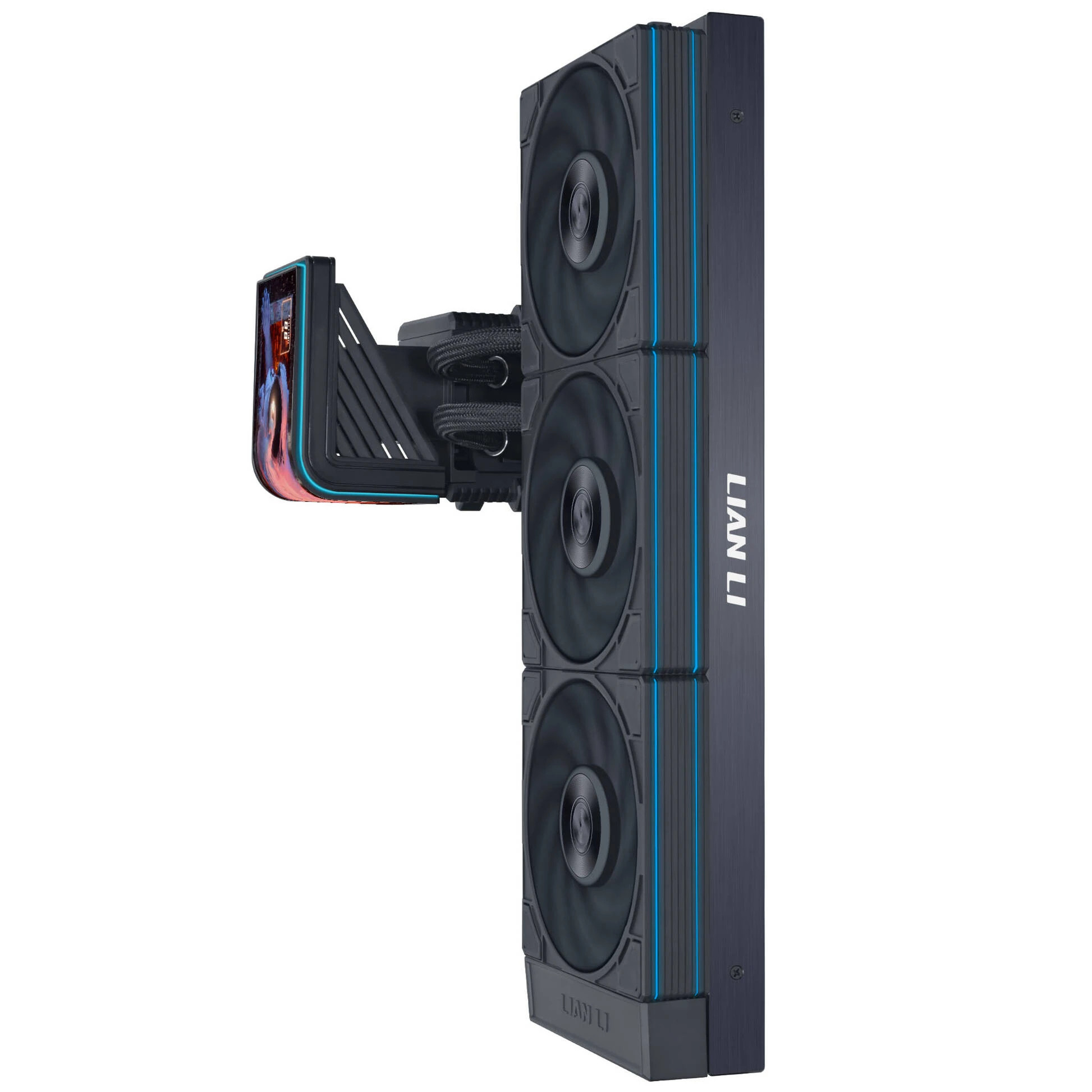 Водно охлаждане за процесор Lian Li HydroShift II OLED Curved 360 UNI FAN P28, 360mm, 3x120mm, Intel/AMD - G89.GHS2OLDC36PB.00 - 3