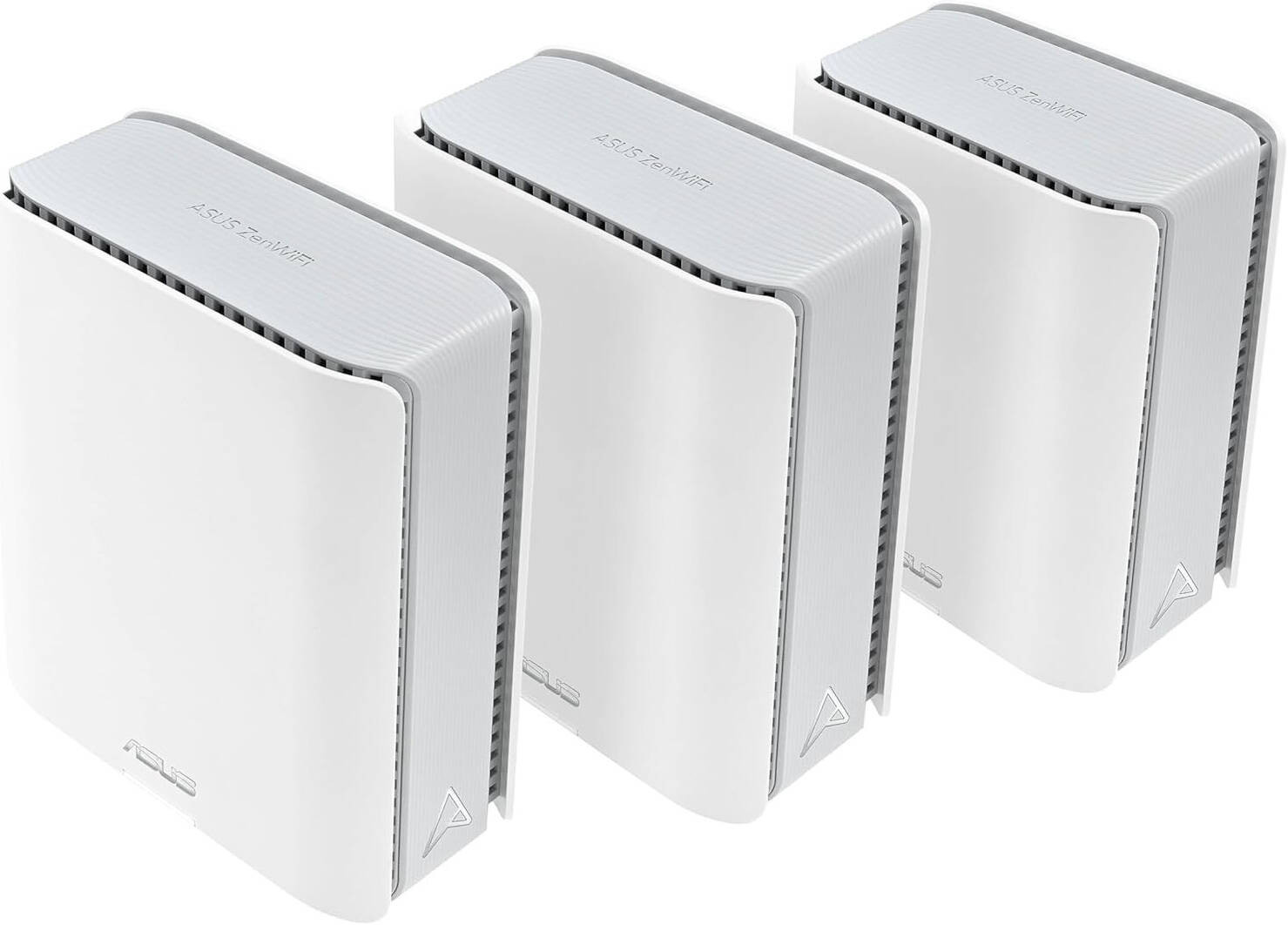 Рутер ASUS ZenWiFi BT10 3-Pack, WiFi 7, Tri-Band, 10G WAN/LAN, AiMesh, бял - 90IG08Y0-MO3C20 - 1