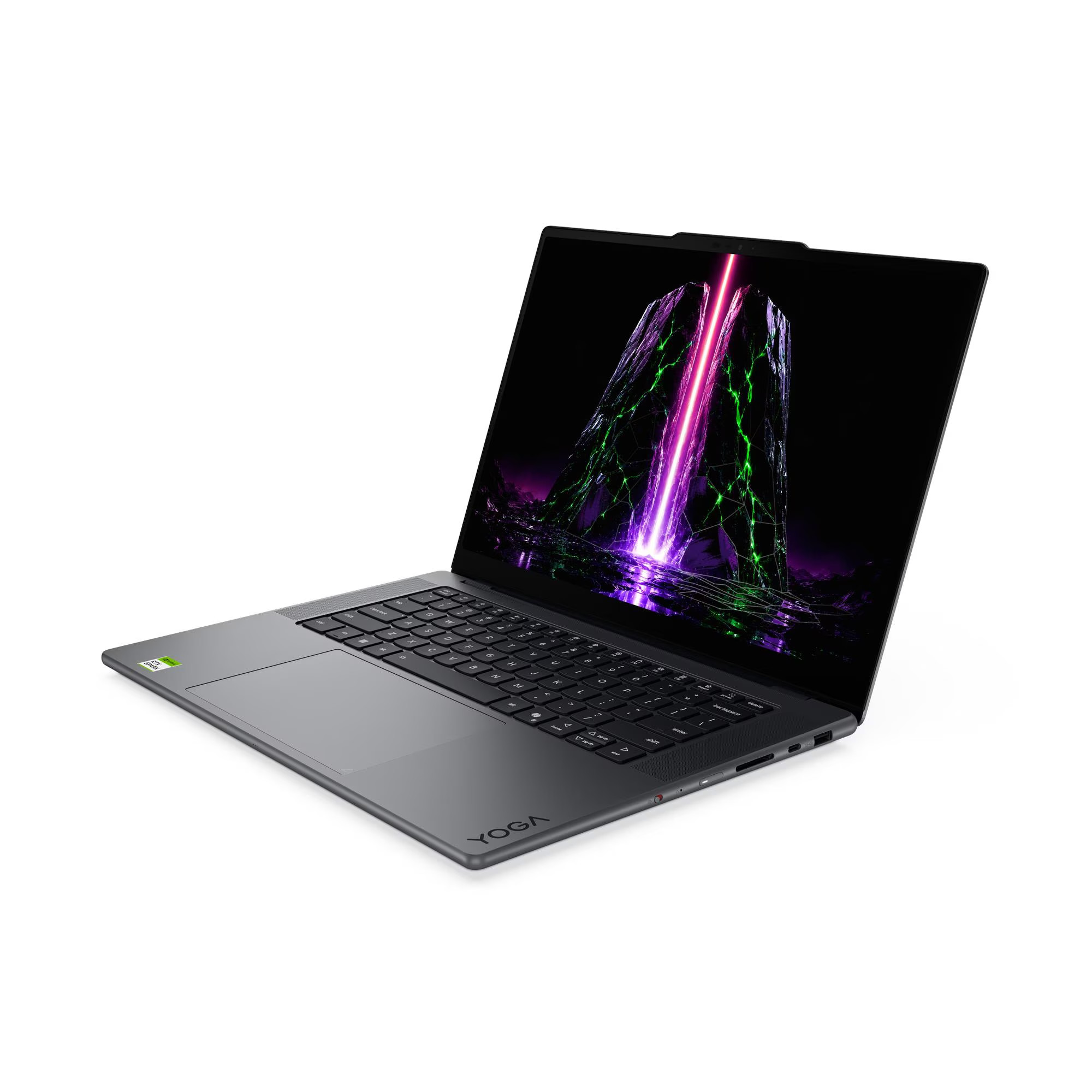 Лаптоп Lenovo Yoga Pro 9 15N1X11, 15.3" WQXGA OLED 165Hz 1100nits, NVIDIA RTX Spark N1X, Blackwell RTX 5120-core GPU, 32GB DDR5, 1TB SSD, Win 11 Home - 83SR000JBM - 3