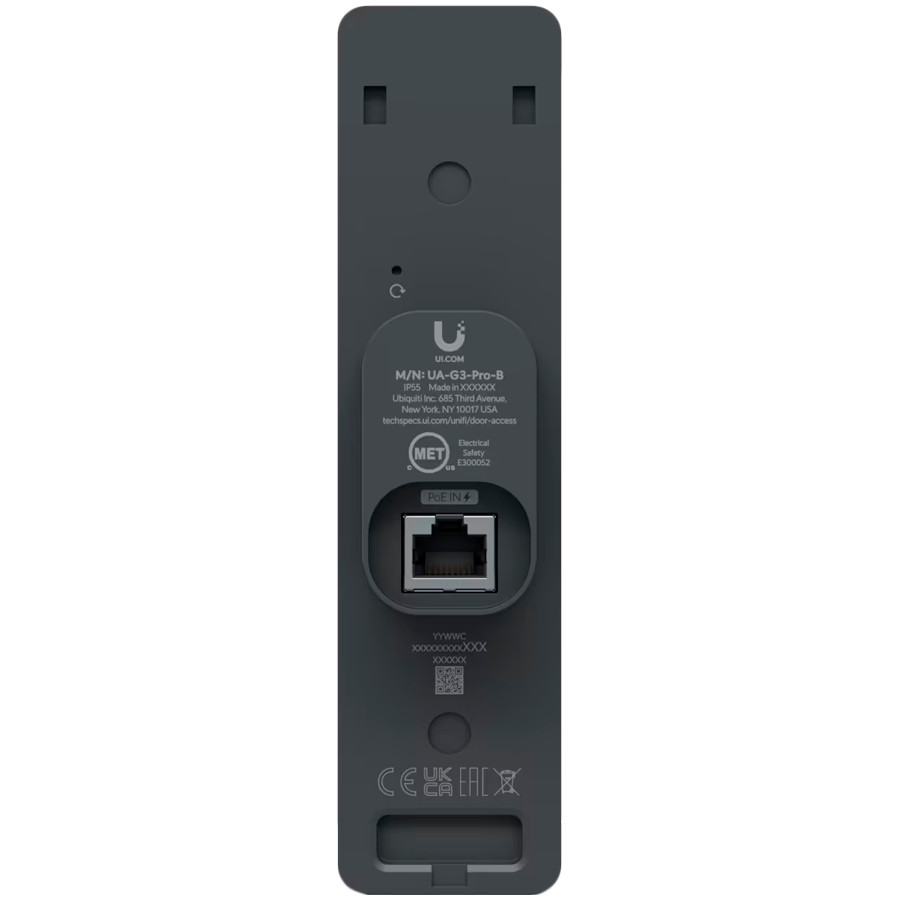 Четец за контрол на достъп Ubiquiti UA-G3-Pro-B, NFC, интерком с видео, за вътрешен и външен монтаж - 5