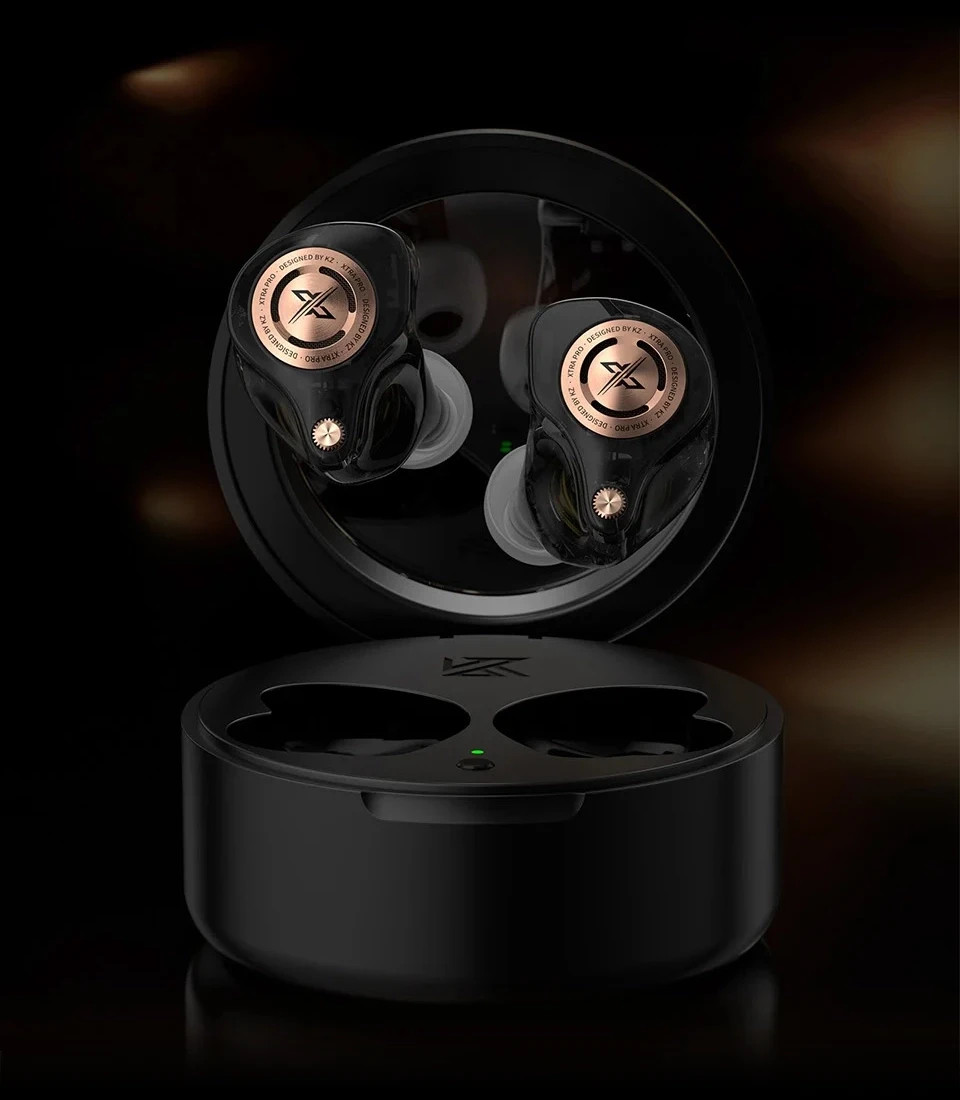 Геймърски слушалки KZ Xtra Pro, безжични, Bluetooth 5.4, 6 микрофона, ANC, LDAC - 6.01.03.0114 - 2