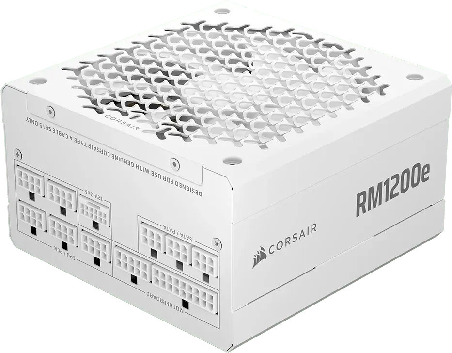 Модулно захранване Corsair RM1200e White, 1200W, 80+ Platinum, ATX 3.1 - CP-9020317-EU - 8