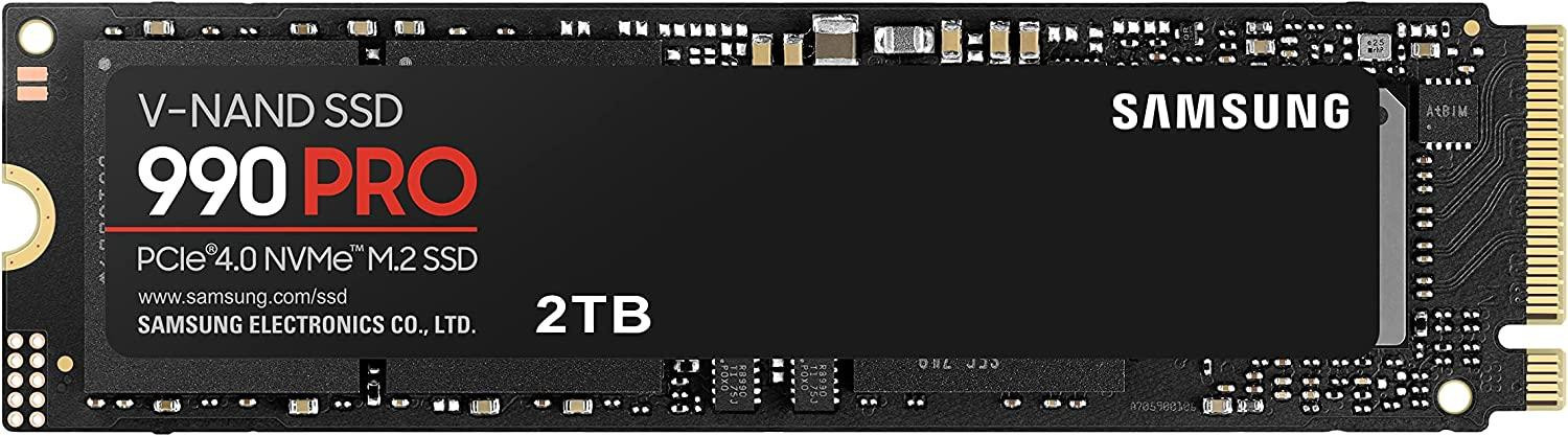 SSD диск Samsung 2TB 990 PRO, M.2 Type 2280, 7450/6900 MB/s - MZ-V9P2T0BW