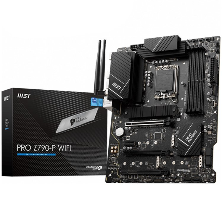 Дънна платка MSI PRO Z790-P WIFI, LGA1700, DDR5, 4x M.2