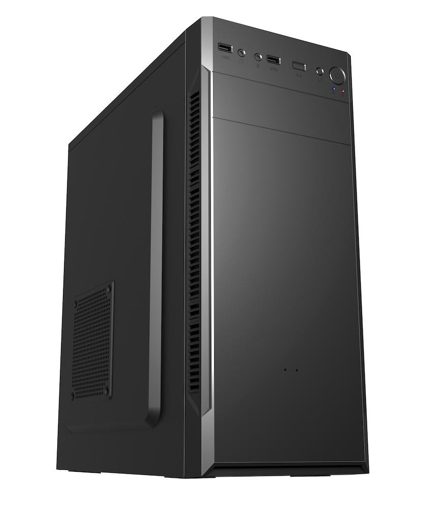 Кутия за компютър FSP CMT160 ATX Mid Tower, Черен