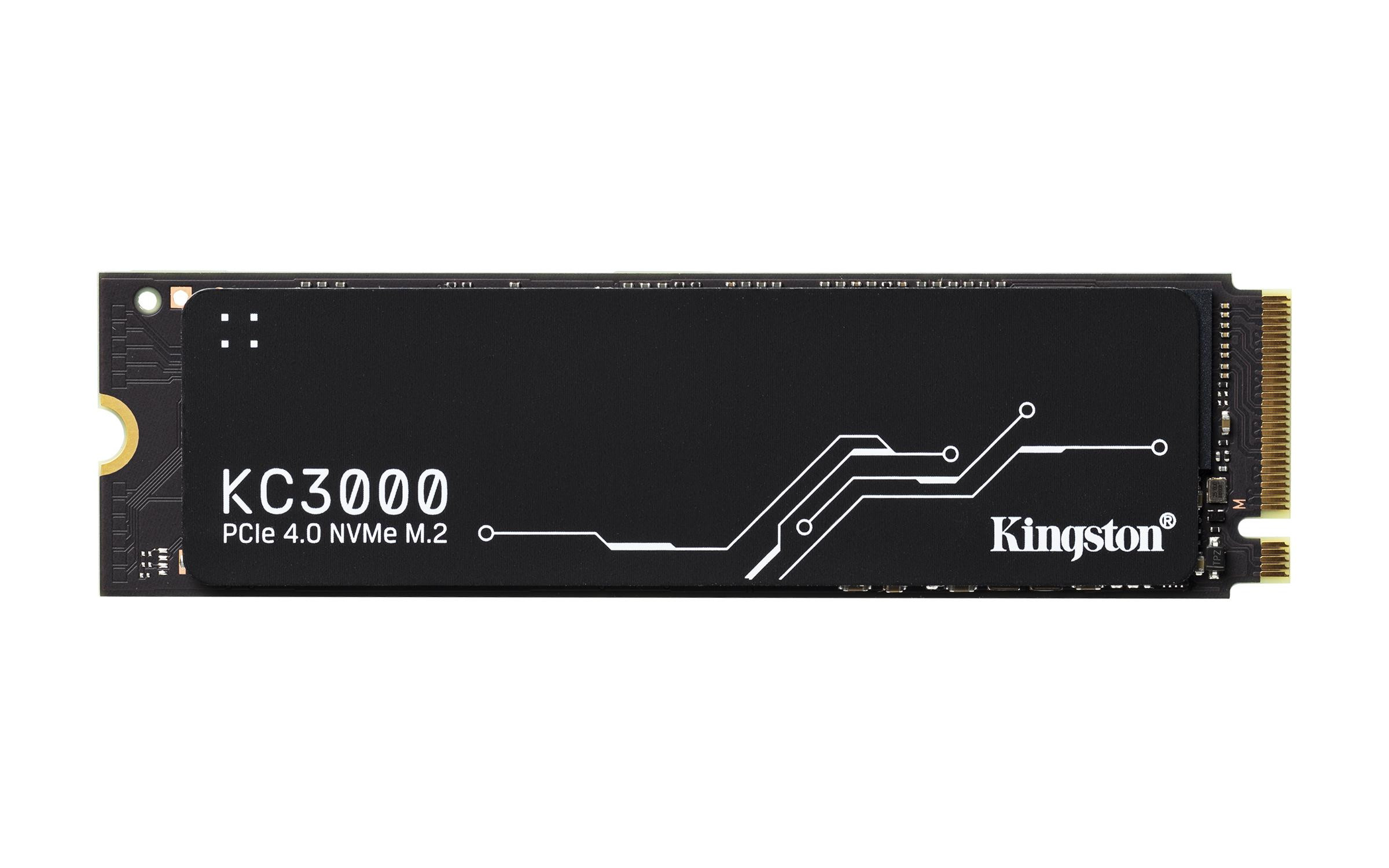 SSD диск Kingston 2048GB KC3000 M.2-2280 PCIe 4.0 NVMe - SKC3000D/2048G