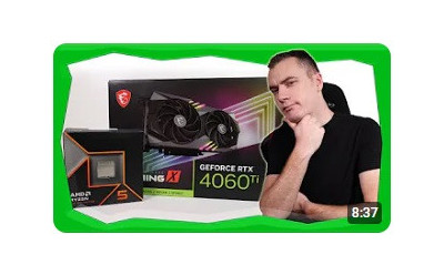 КОНФИГУРАЦИЯ ЗА МАКСИМАЛНО HD ПРЕЖИВЯВАНЕ - RYZEN 9600X И RTX 4060Ti 