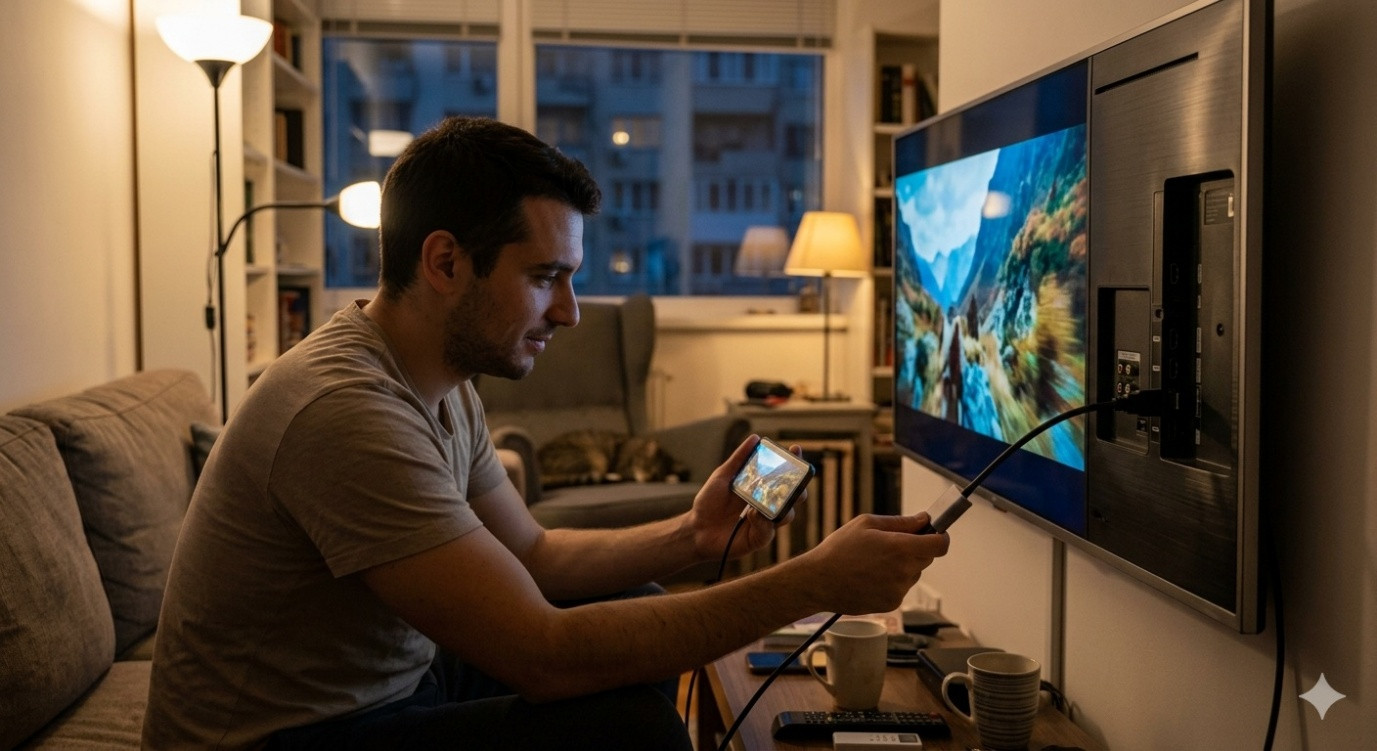 Свързване с кабел — за Android телефони